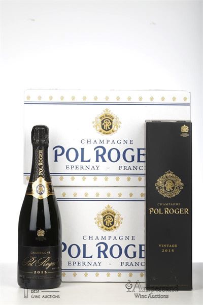 POL ROGER VINTAGE BRUT 2015 - Pol Roger - 12 Bottles - Oc 6
