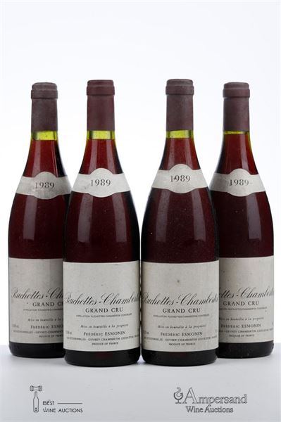 RUCHOTTES CHAMBERTIN 1989 - Frederic Esmonin - 4 Bottles