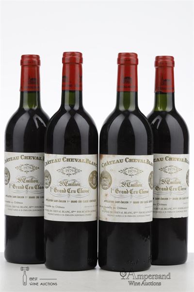 CHEVAL BLANC 1979 - Mc - 4 Bottles