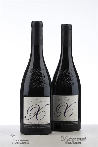 CHATEAUNEUF DU PAPE CUVEE ANONYME 2012 - Xavier - 2 Bottles