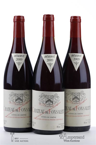 CHATEAU DE FONSALETTE 2009  - 3 Bottles