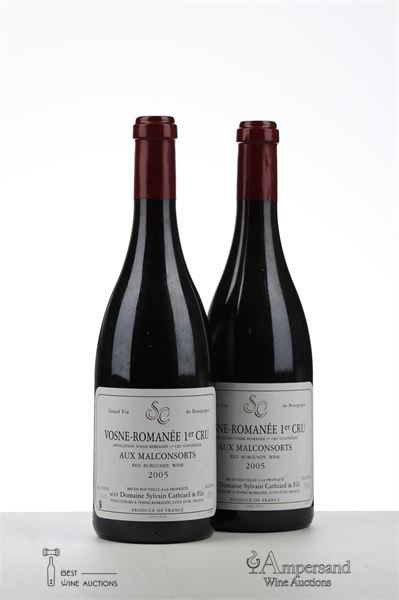 VOSNE ROMANEE AUX MALCONSORTS 2005 - Sylvain Cathiard - 2 Bottles