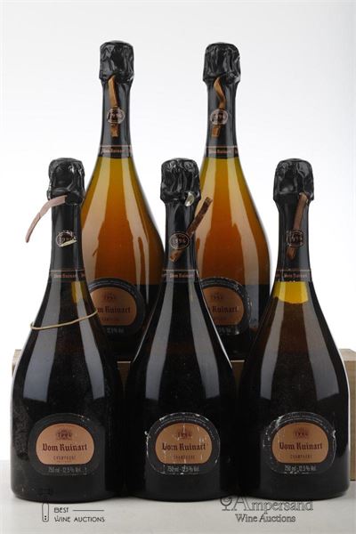 DOM RUINART ROSE 1996 - Ruinart - 5 Bottles