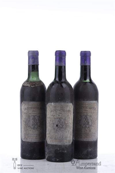 LA CONSEILLANTE 1964 - 3 Bottles