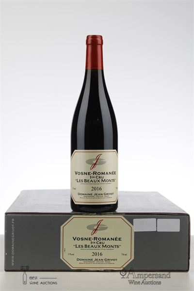 VOSNE ROMANEE LES BEAUX MONTS 2016 - Jean Grivot - 6 Bottles - Oc 6