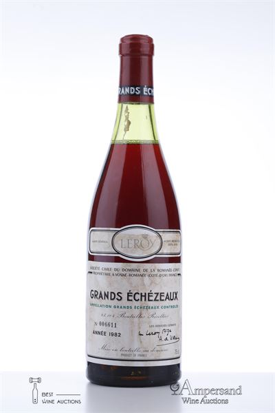 GRANDS ECHEZEAUX 1982 - Domaine de la Romanee Conti - 1 Bottle