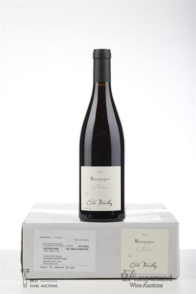 BOURGOGNE ROUGE LA FONTAINE 2022 - Cecile Tremblay - 3 Bottles - Oc 3