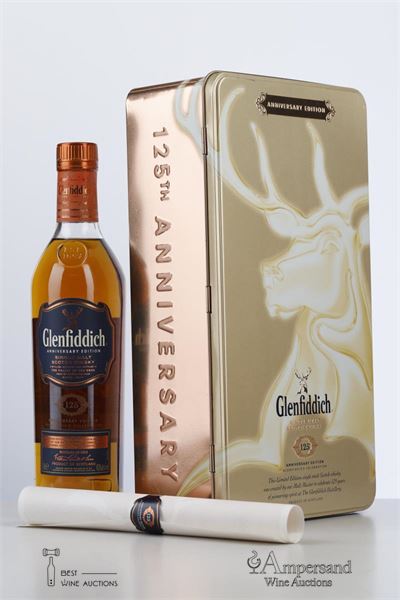 GLENFIDDICH 125TH ANNIVERSARY EDITION  - Alc 43% 1 Bottle