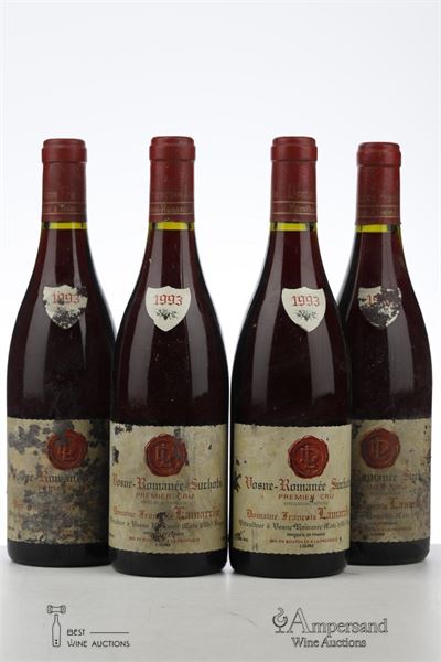VOSNE ROMANEE SUCHOTS 1993 - François Lamarche - 4 Bottles
