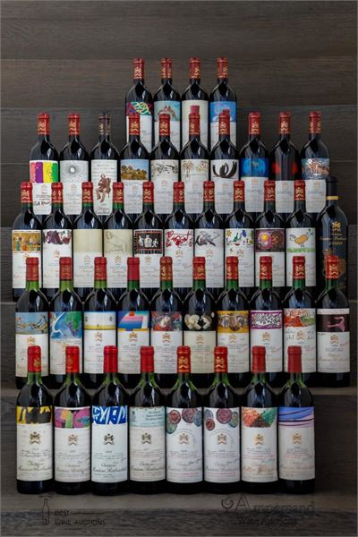 MOUTON ROTHSCHILD COLLECTION N° 5 FROM 1974 - 2014 ( 43 BottleS) 1974 - 2014