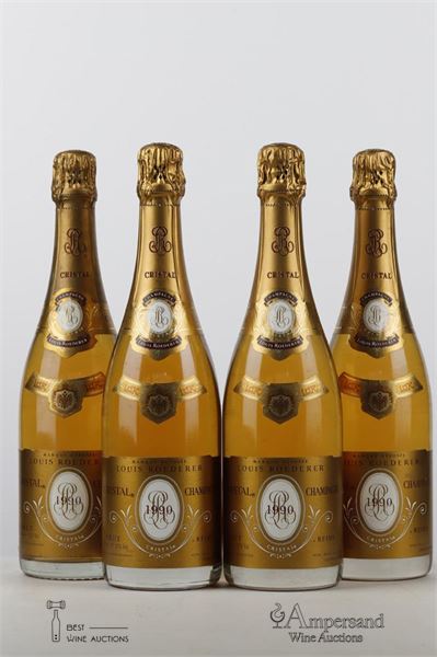 CRISTAL ROEDERER 1990 - Louis Roederer - 4 Bottles