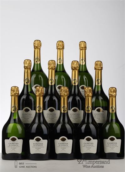 TAITTINGER COMTES DE CHAMPAGNE 2007 - Taittinger - 12 Bottles