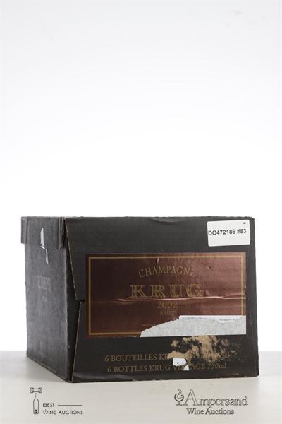 KRUG VINTAGE BRUT 2002 - Krug - 6 Bottles - Oc 6