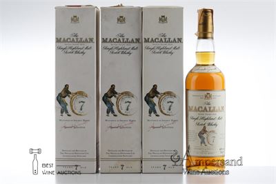 MACALLAN 7 Y - Giovinetti - Alc 40% - 3 Bottles - Oc 1