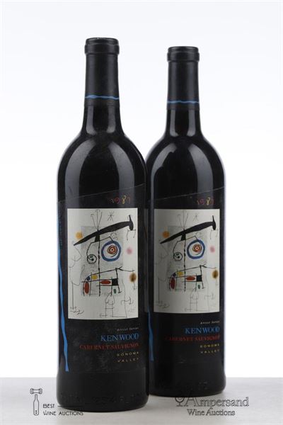 KENWOOD ARTIST SERIES CABERNET SAUVIGNON 1987 - Kenwood - 2 Bottles
