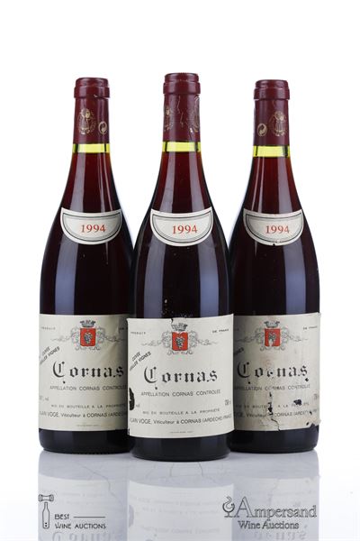 CORNAS VIEILLES VIGNES 1994 - Alain Voge - 3 Bottles