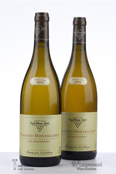 PULIGNY MONTRACHET LES ENSEIGNERES 2016 - Francois Carillon - 2 Bottles