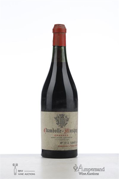 CHAMBOLLE MUSIGNY CHARMES 1967 - Mme Vve A Clerget - 1 Bottle