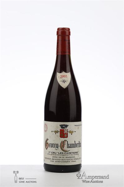 GEVREY CHAMBERTIN LES CAZETIERS 2005 - Armand Rousseau - 1 Bottle