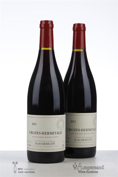 CROZES HERMITAGE 2011 - Alain Graillot - 2 Bottles