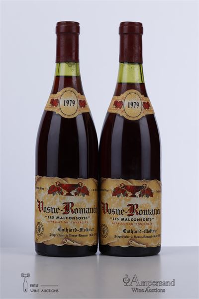 VOSNE ROMANEE LES MALCONSORTS 1979 - Cathiard Molinier - 2 Bottles