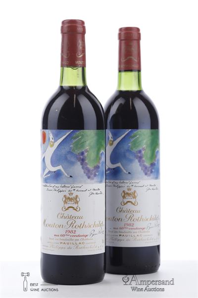 MOUTON ROTHSCHILD 1982 - Mc - 2 Bottles