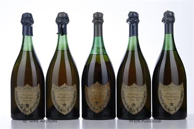 DOM PERIGNON 1955 - Moet et Chandon - 5 Bottles