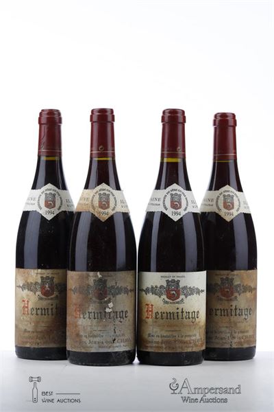 HERMITAGE ROUGE 1994 - Jean Louis Chave - 4 Bottles