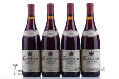 CORTON CLOS DU ROI Georges Pollet - Mise Depas 1978 - 8 Bottles