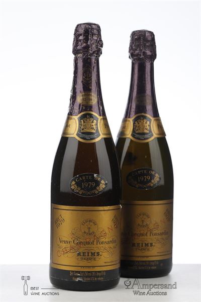 VEUVE CLICQUOT PONSARDIN 1979 - Veuve Clicquot - 2 Bottles