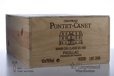 PONTET CANET 2008 - 12 Bottles in Owc 12