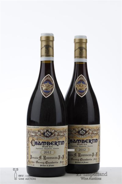 CHAMBERTIN 2012 - Armand Rousseau - 2 Bottles