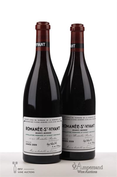 ROMANEE ST VIVANT 2009 - Domaine de la Romanee Conti - 2 Bottles