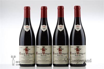 CLOS VOUGEOT 2002 - Denis Mortet - 4 Bottles