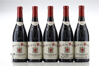 CHATEAUNEUF DU PAPE CLOS DES PAPES 2005 - Paul Avril - 10 Bottles - Owc 12