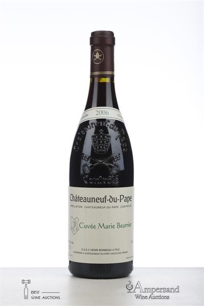 CHATEAUNEUF DU PAPE CUVEE MARIE BEURRIER 2006 - Henri Bonneau - 1 Bottle
