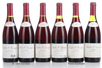 NUITS ST GEORGES LES BOUDOTS 1992 - Leroy - 6 Bottles