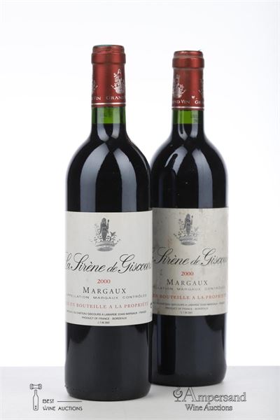 SIRENE DE GISCOURS 2000 - Mc - 2 Bottles