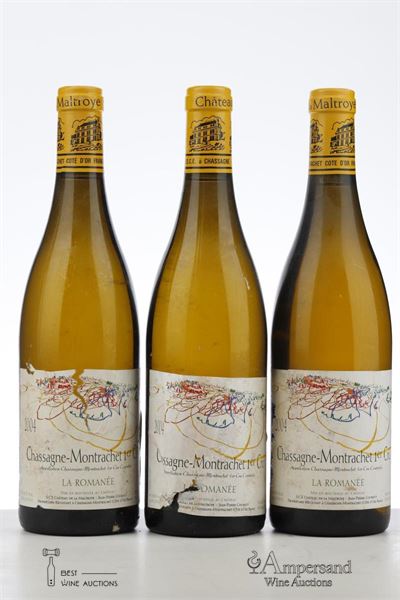 CHASSAGNE MONTRACHET BLANC LA ROMANEE 2004 - Chateau de la Maltroye - 3 Bottles