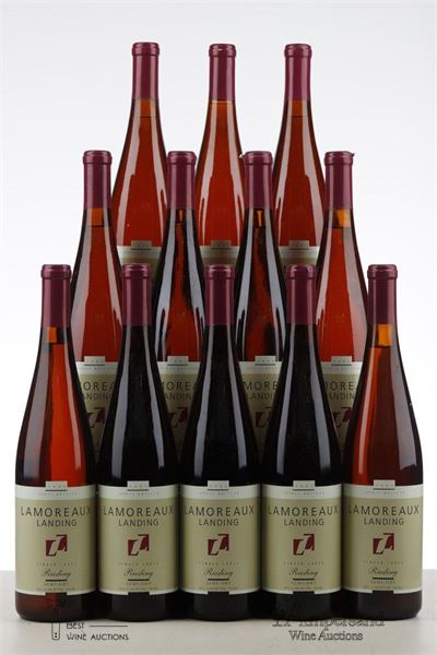LAMOREAUX LANDING RIESLING SEMI DRY 1995 - Lamoreaux Landing Wine Cellars - 12 Bottles