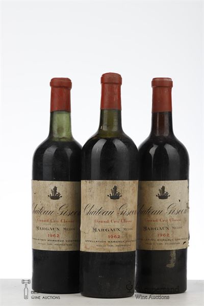 GISCOURS 1962 - MB - 3 Bottles