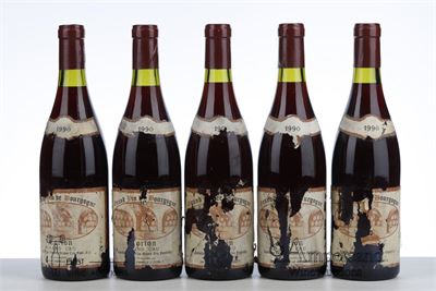 CORTON 1990 - Domaine Chapelle - 5 Bottles