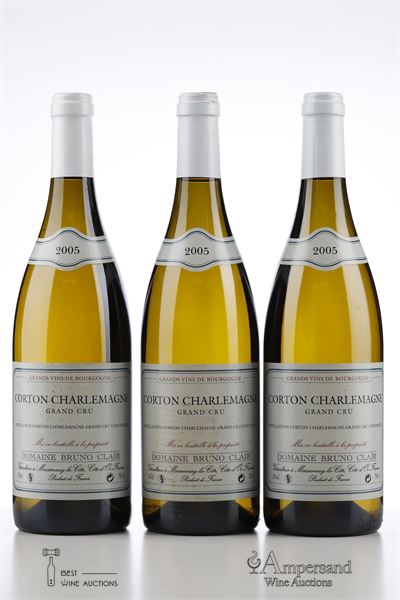 CORTON CHARLEMAGNE 2005 - Bruno Clair - 3 Bottles