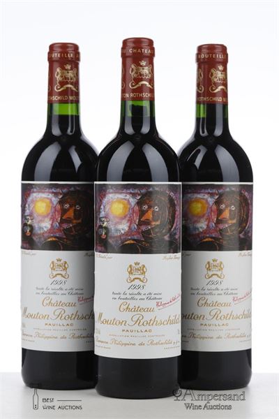 MOUTON ROTHSCHILD 1998 - Mc - 3 Bottles