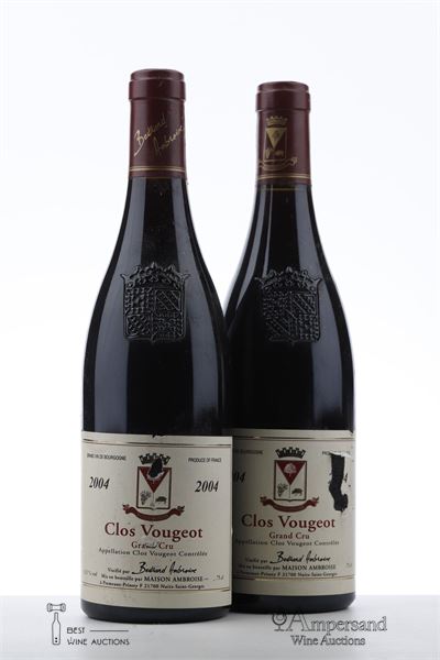 CLOS VOUGEOT 2004 - Bertrand Ambroise - 2 Bottles