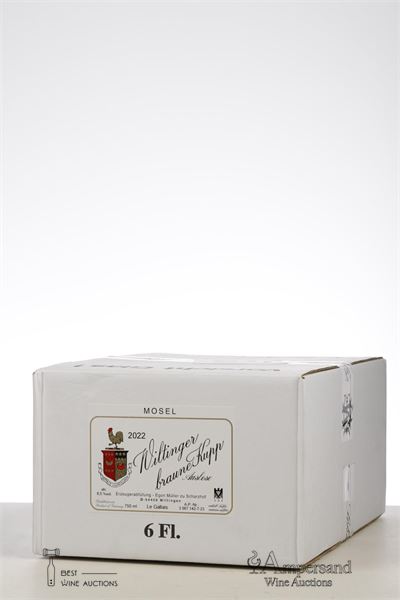 RIESLING WILTINGER BRAUNE KUPP AUSLESE 2022 - Egon Muller - 6 Bottles - Oc 6