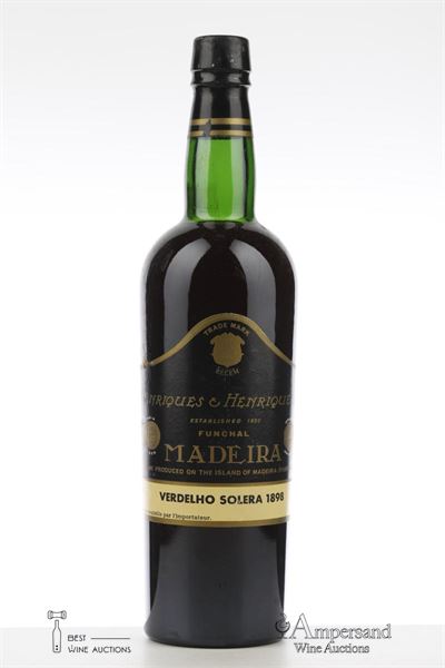 MADEIRA VERDELHO SOLERA 1898 - Henriques et Henriques - 1 Bottle