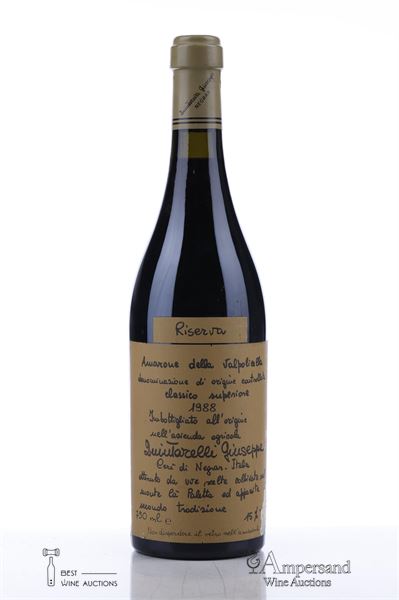 AMARONE DELLA VALPOLICELLA CLASSICO SUPERIORE RISERVA CA PALETTA 1988 - Giuseppe Quintarelli  - 1 Bottle