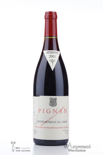 CHATEAUNEUF DU PAPE PIGNAN 2001 - Reynaud - 1 Bottle