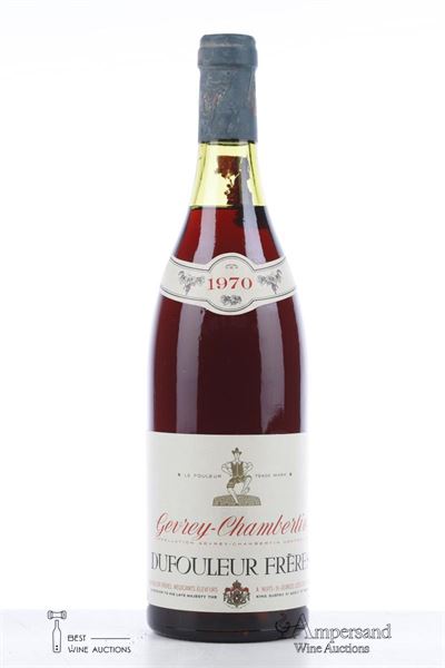 GEVREY CHAMBERTIN 1970 - Dufouleur - 1 Bottle